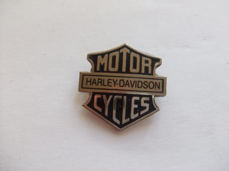 Harley Davidson Motor Cycles zwart emaille